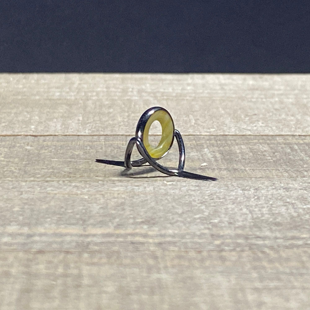 Agate Stripping Guides 10mm Black Nickel - Fish On! Custom Rods