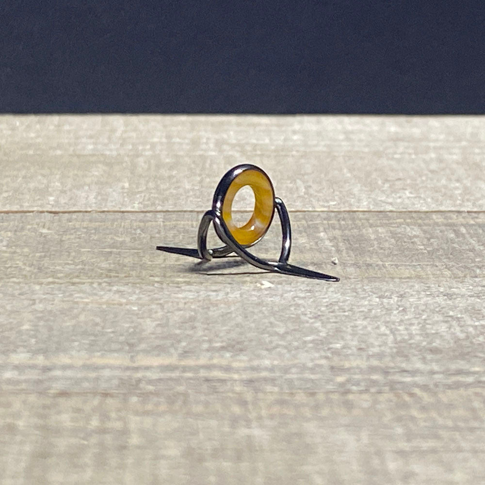 Agate Stripping Guides 10mm Black Nickel - Fish On! Custom Rods