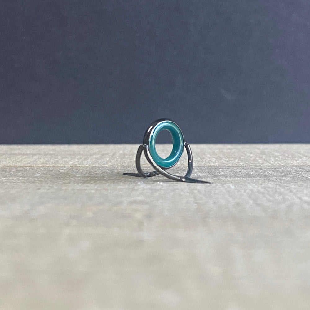 Agate Stripping Guides 12mm Black Nickel - Fish On! Custom Rods