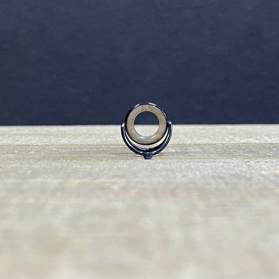 Agate Stripping Guides 12mm Black Nickel - Fish On! Custom Rods