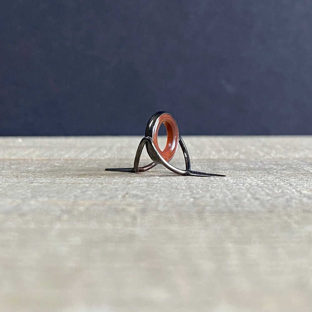 Agate Stripping Guides 12mm Black Nickel - Fish On! Custom Rods