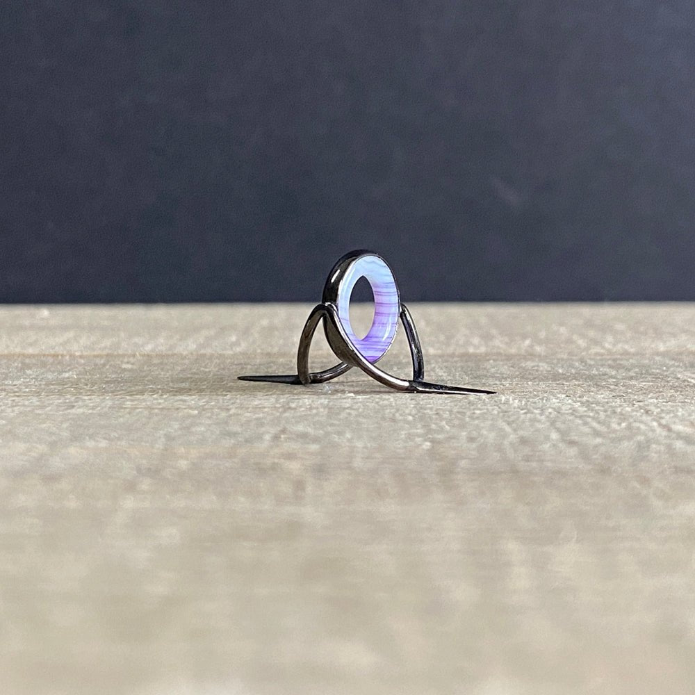 Agate Stripping Guides 12mm Black Nickel - Fish On! Custom Rods