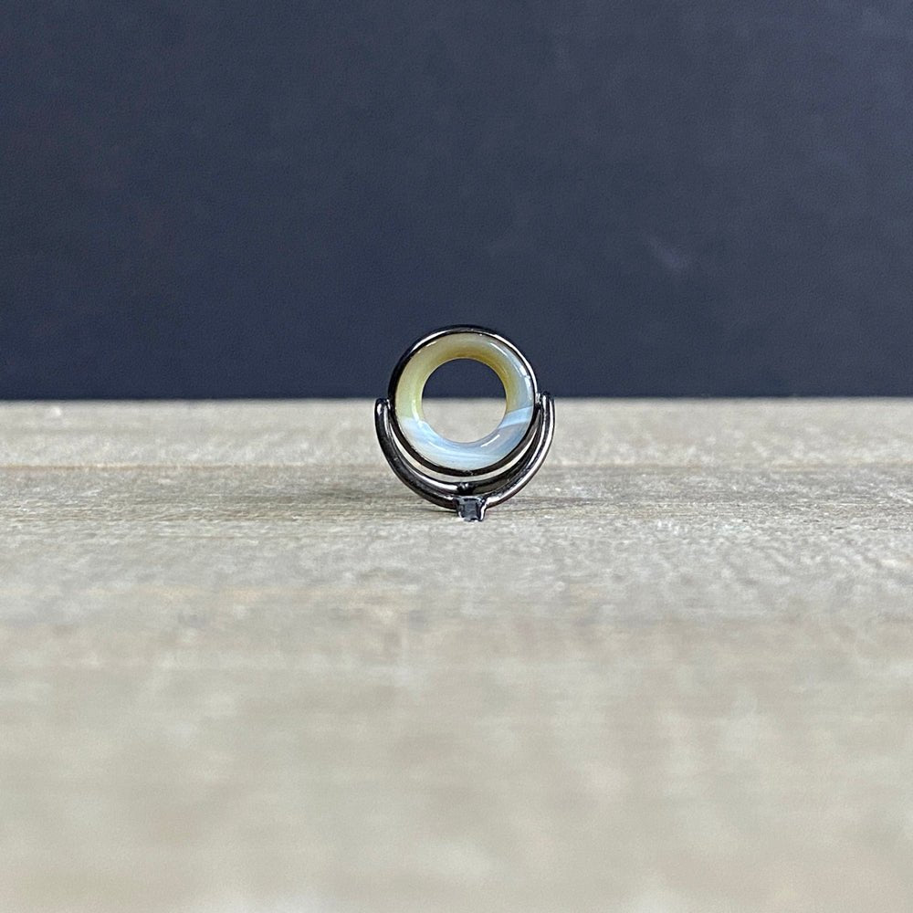 Agate Stripping Guides 12mm Black Nickel - Fish On! Custom Rods