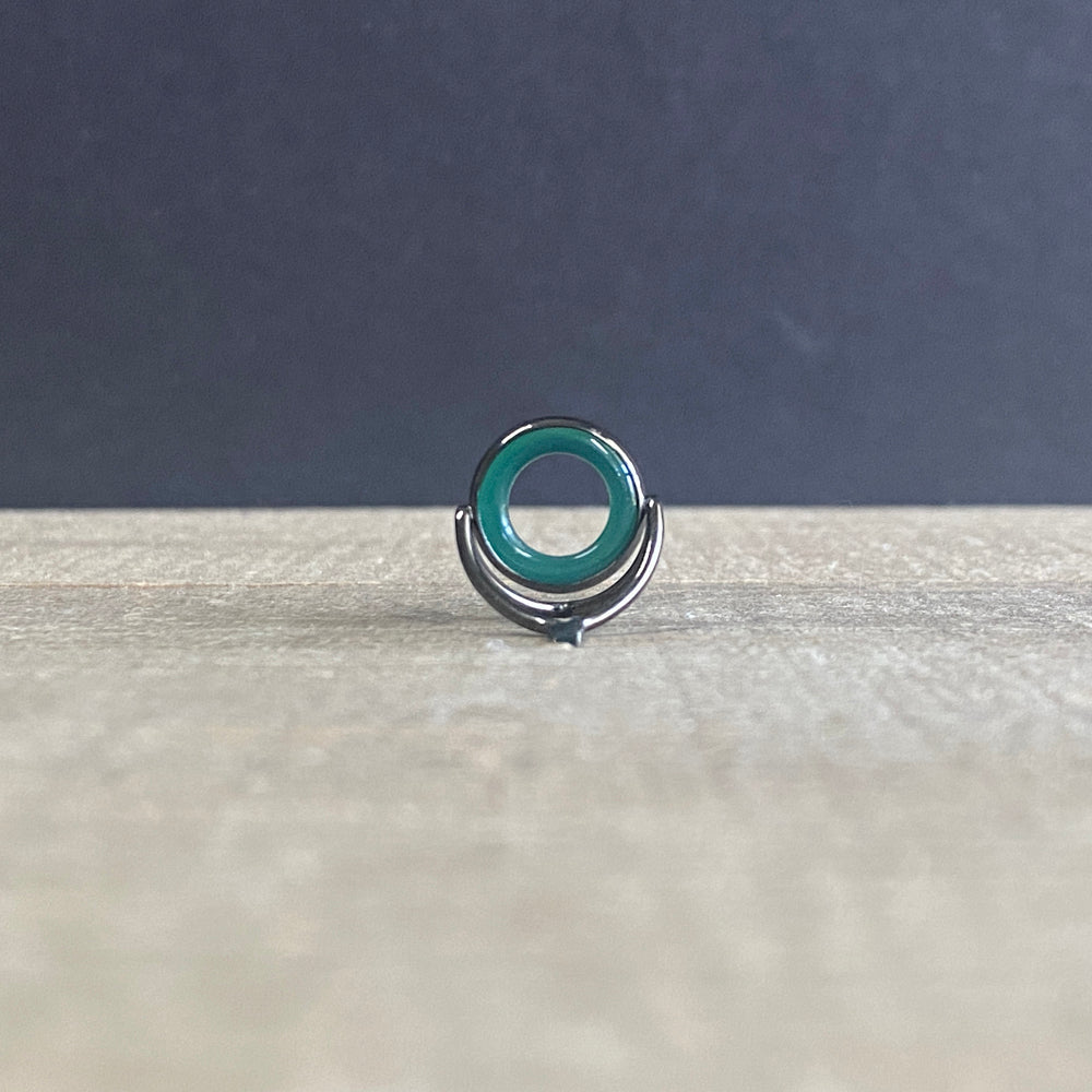 Agate Stripping Guides 12mm Black Nickel - Fish On! Custom Rods