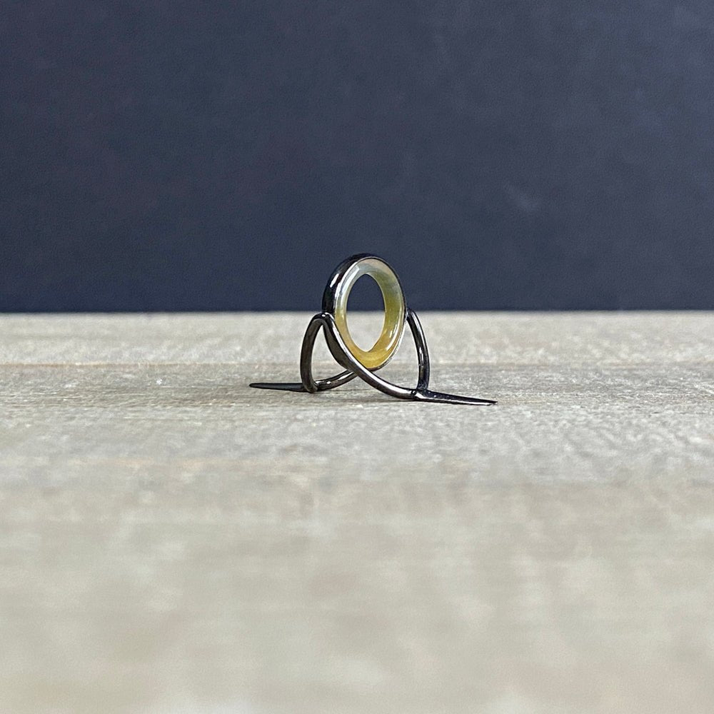 Agate Stripping Guides 12mm Black Nickel - Fish On! Custom Rods