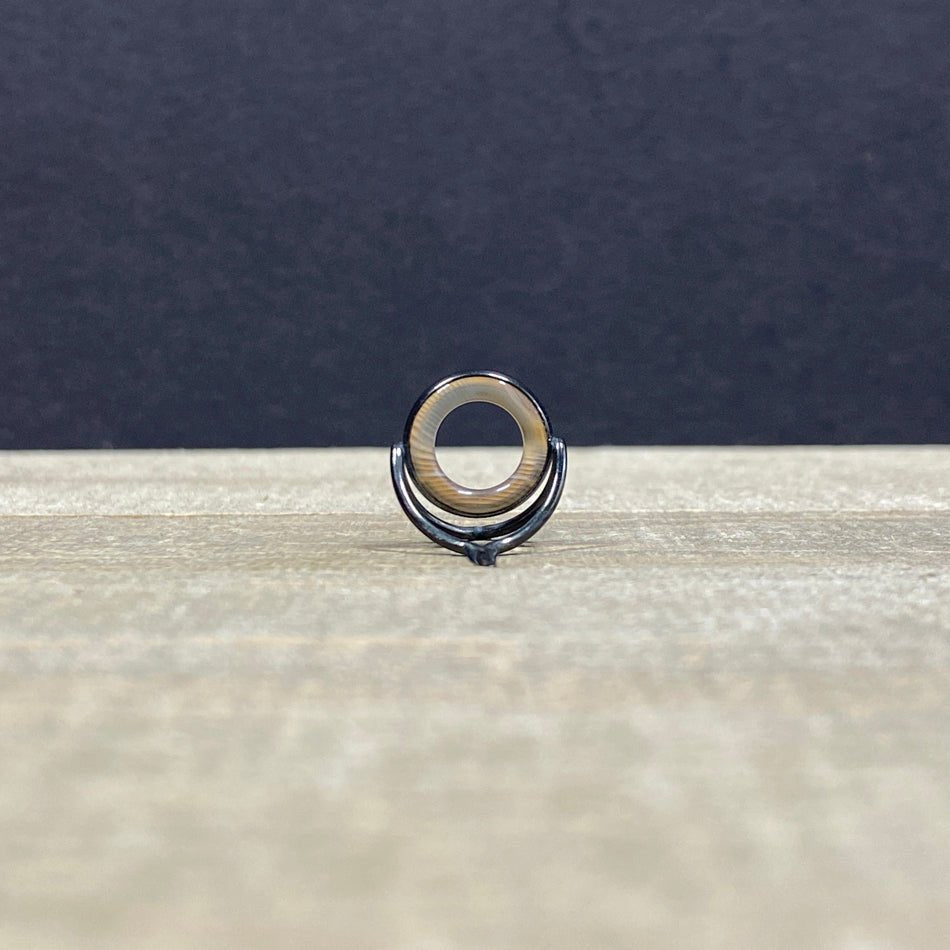 Agate Stripping Guides 12mm Black Nickel - Fish On! Custom Rods