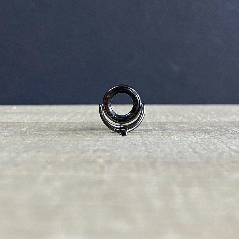 Agate Stripping Guides 12mm Black Nickel - Fish On! Custom Rods