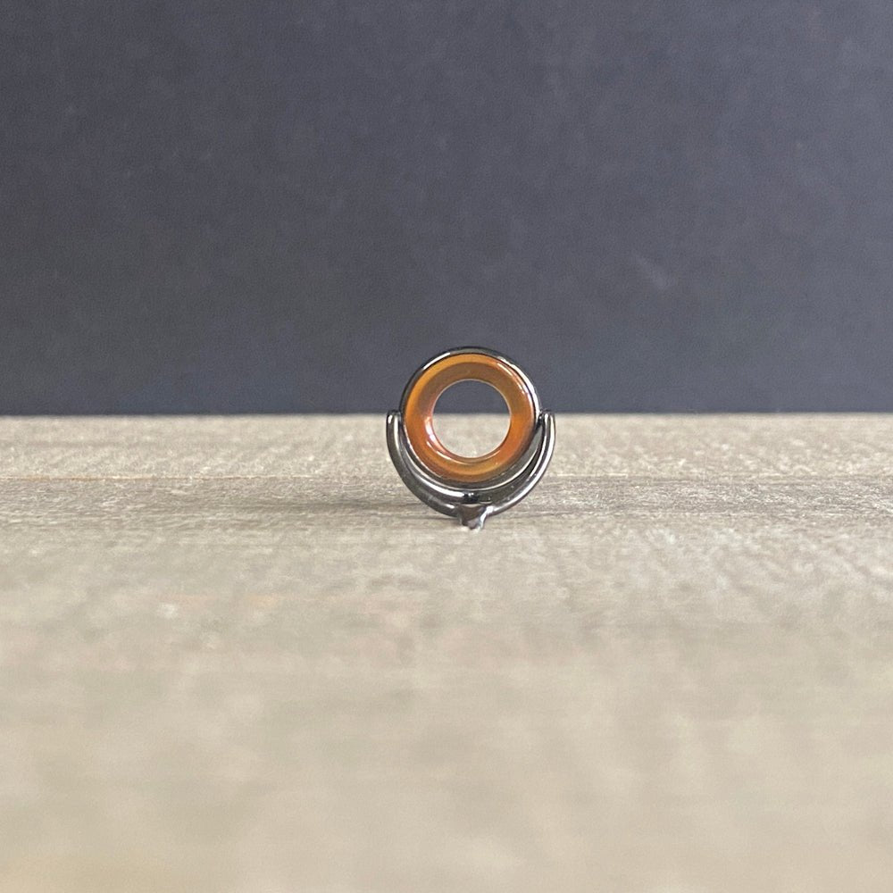 Agate Stripping Guides 12mm Black Nickel - Fish On! Custom Rods