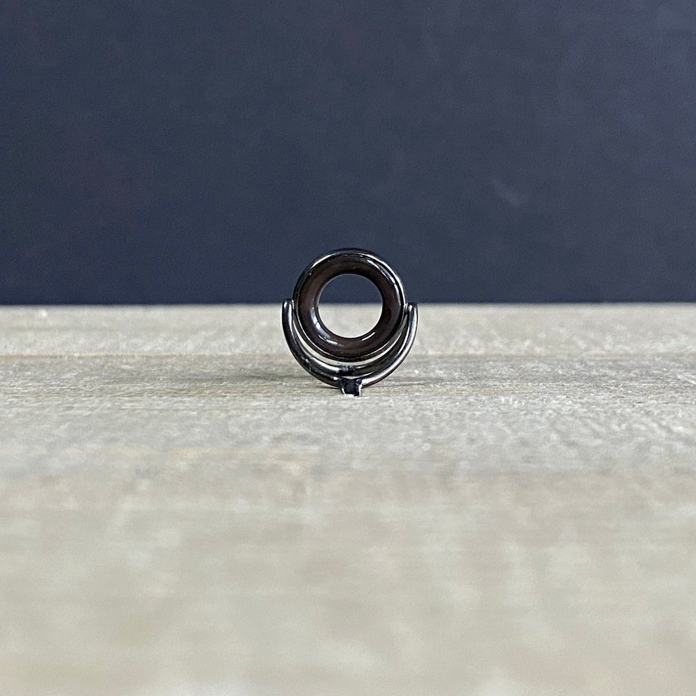 Agate Stripping Guides 12mm Black Nickel - Fish On! Custom Rods