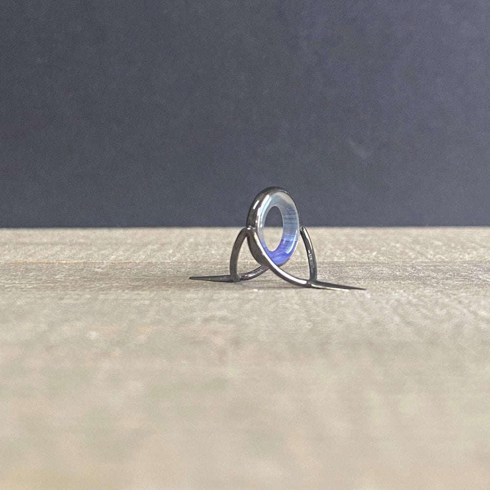 Agate Stripping Guides 12mm Black Nickel - Fish On! Custom Rods