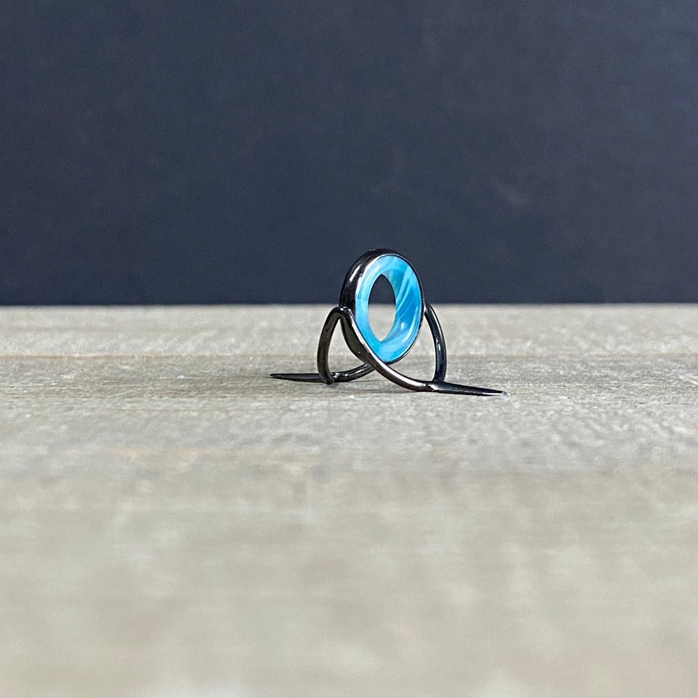 Agate Stripping Guides 12mm Black Nickel - Fish On! Custom Rods