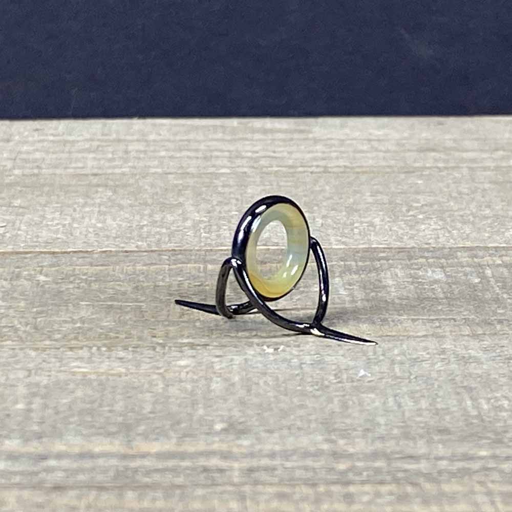 Agate Stripping Guides 12mm Black Nickel - Fish On! Custom Rods