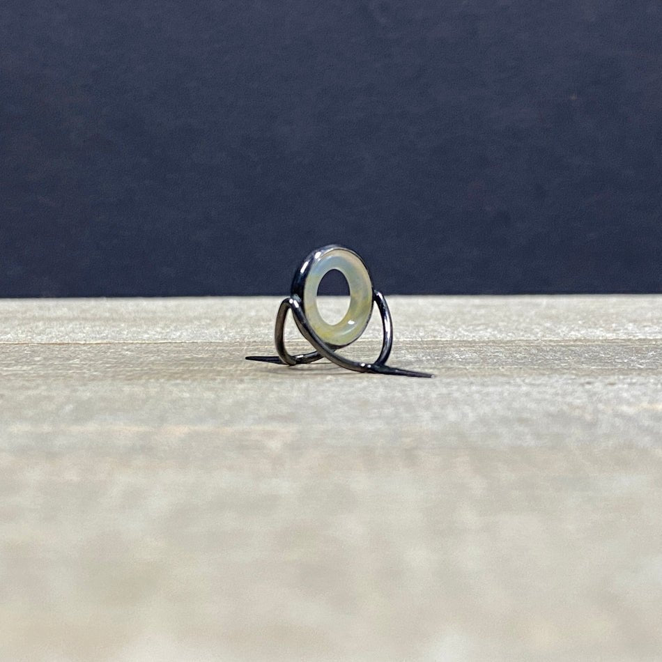 Agate Stripping Guides 12mm Black Nickel - Fish On! Custom Rods