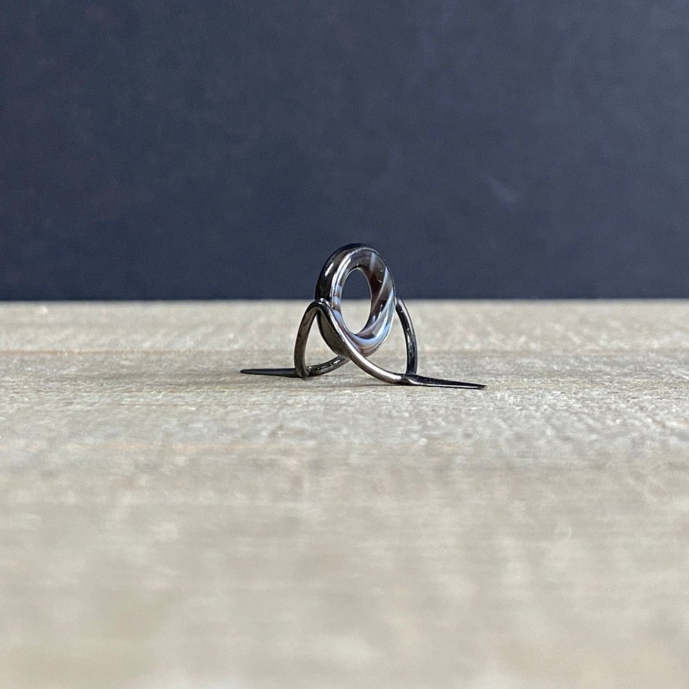 Agate Stripping Guides 12mm Black Nickel - Fish On! Custom Rods