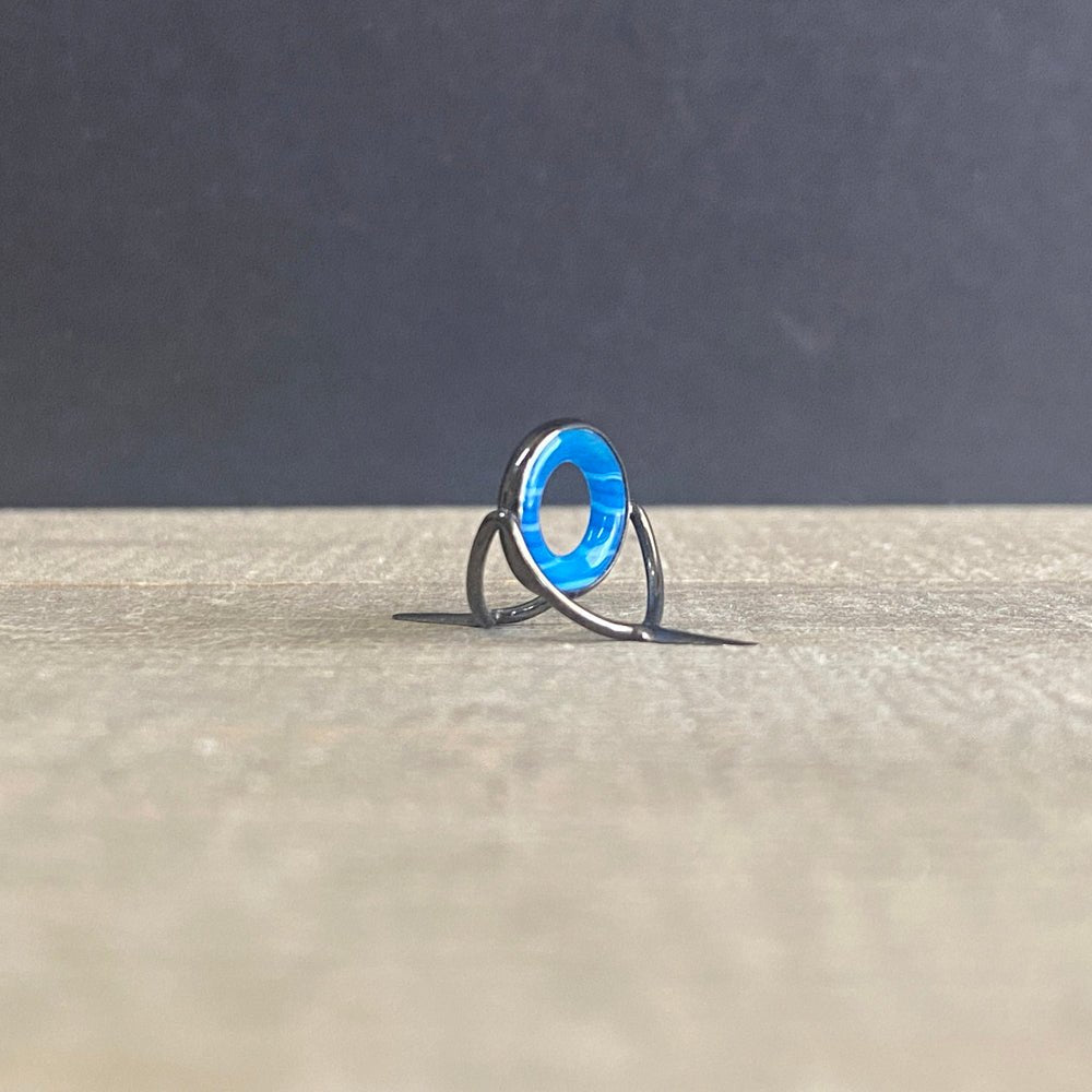 Agate Stripping Guides 12mm Black Nickel - Fish On! Custom Rods