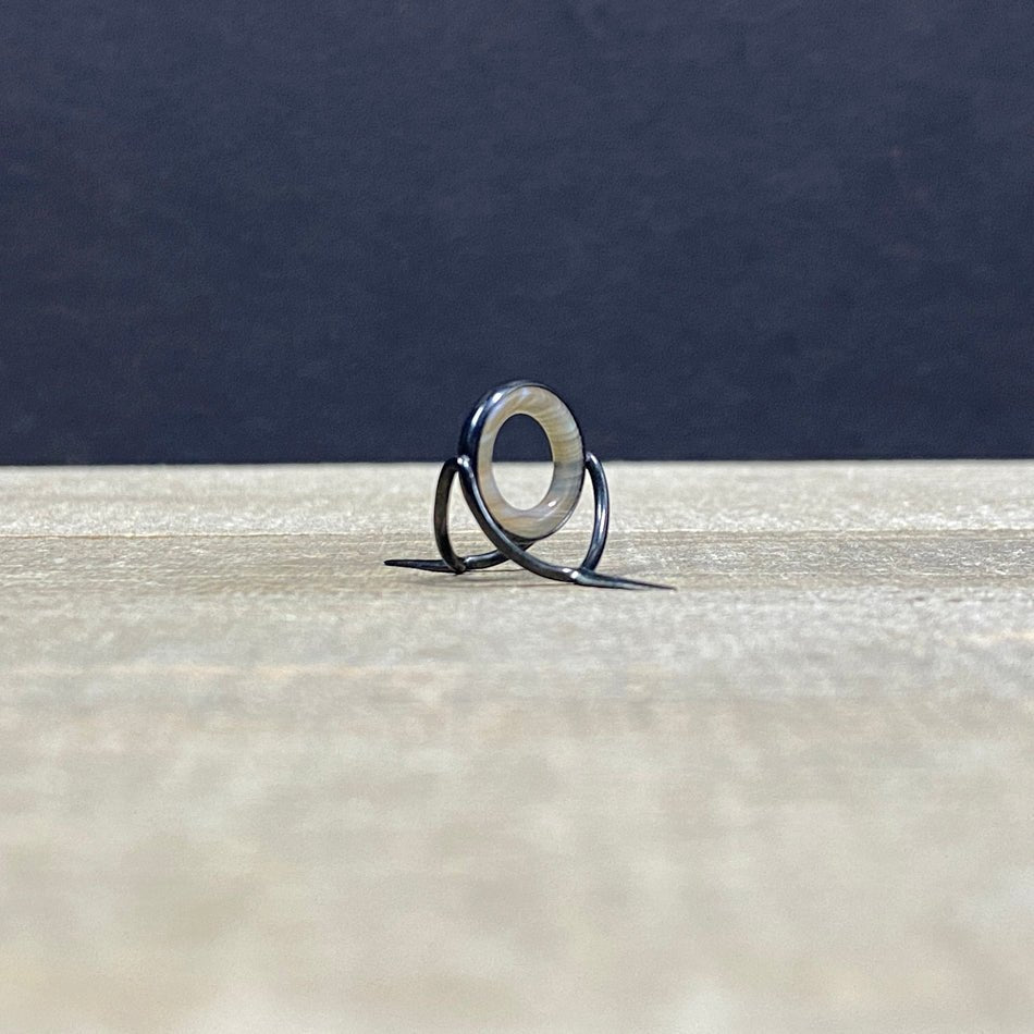 Agate Stripping Guides 12mm Black Nickel - Fish On! Custom Rods