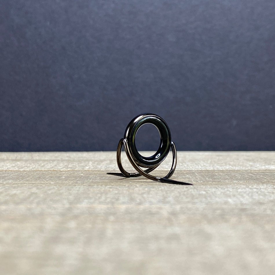 Agate Stripping Guides 16mm Black Nickel - Fish On! Custom Rods