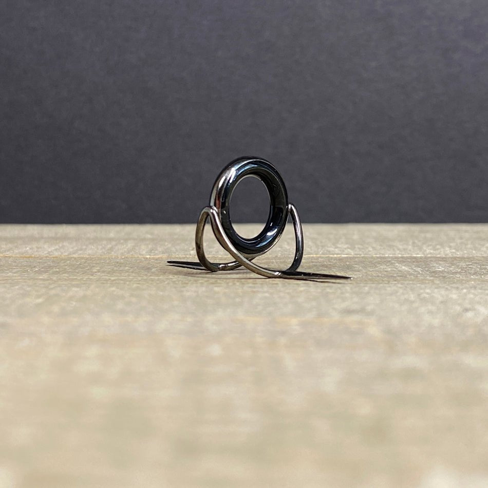 Agate Stripping Guides 16mm Black Nickel - Fish On! Custom Rods