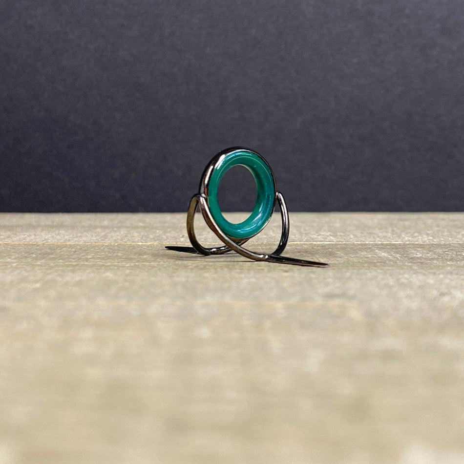 Agate Stripping Guides 16mm Black Nickel - Fish On! Custom Rods