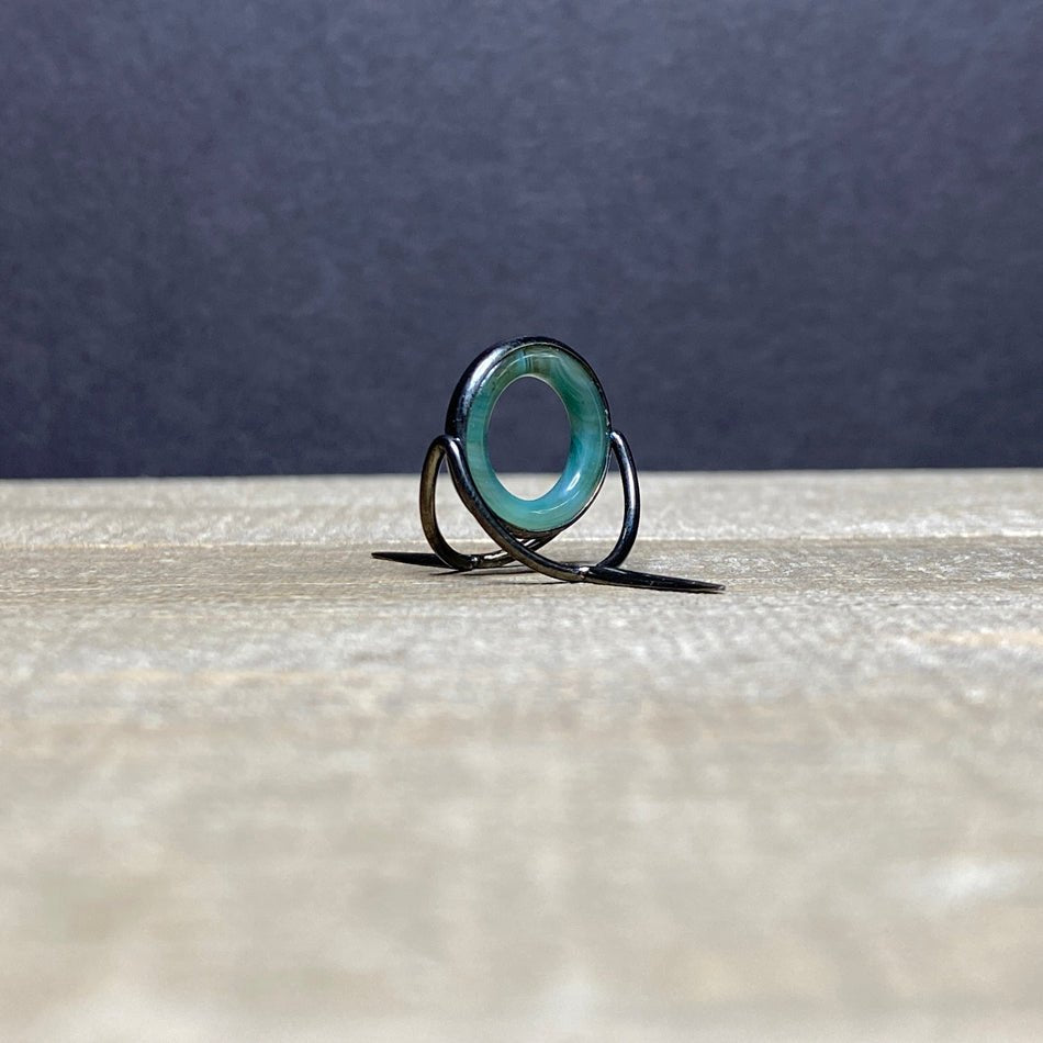 Agate Stripping Guides 16mm Black Nickel - Fish On! Custom Rods