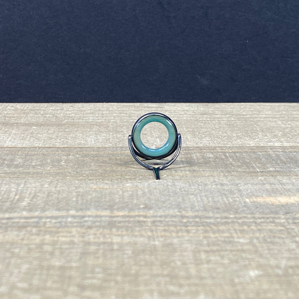 Agate Stripping Guides 16mm Black Nickel - Fish On! Custom Rods