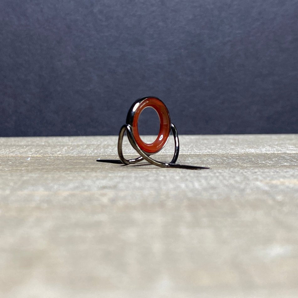 Agate Stripping Guides 16mm Black Nickel - Fish On! Custom Rods