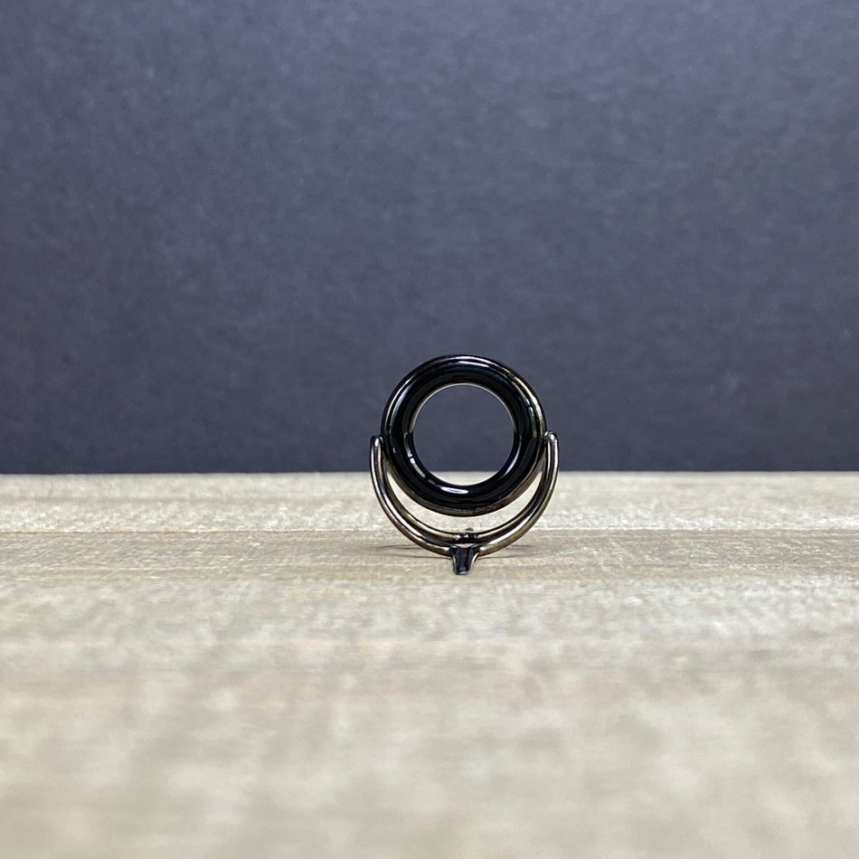 Agate Stripping Guides 16mm Black Nickel - Fish On! Custom Rods