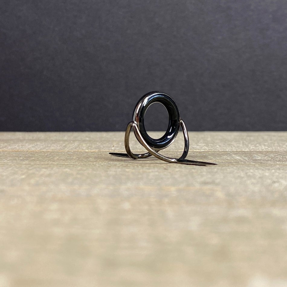 Agate Stripping Guides 16mm Black Nickel - Fish On! Custom Rods