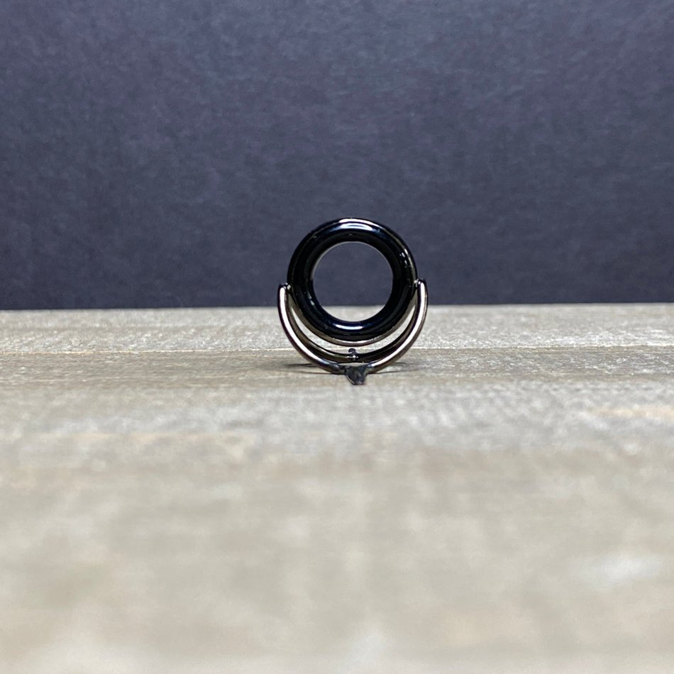 Agate Stripping Guides 16mm Black Nickel - Fish On! Custom Rods