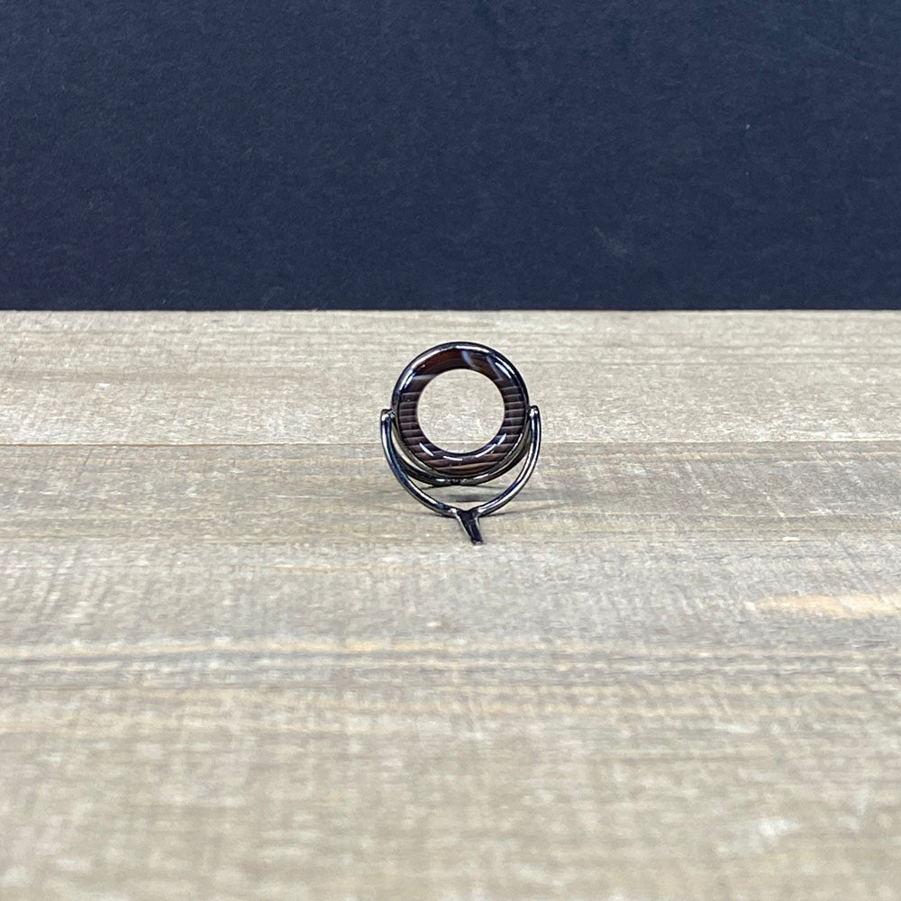 Agate Stripping Guides 16mm Black Nickel - Fish On! Custom Rods