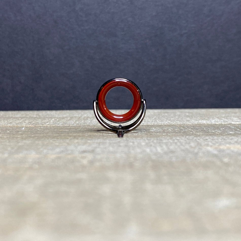 Agate Stripping Guides 16mm Black Nickel - Fish On! Custom Rods