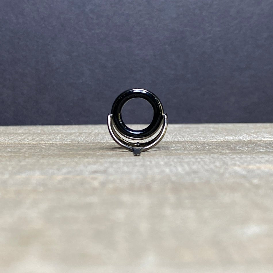 Agate Stripping Guides 16mm Black Nickel - Fish On! Custom Rods