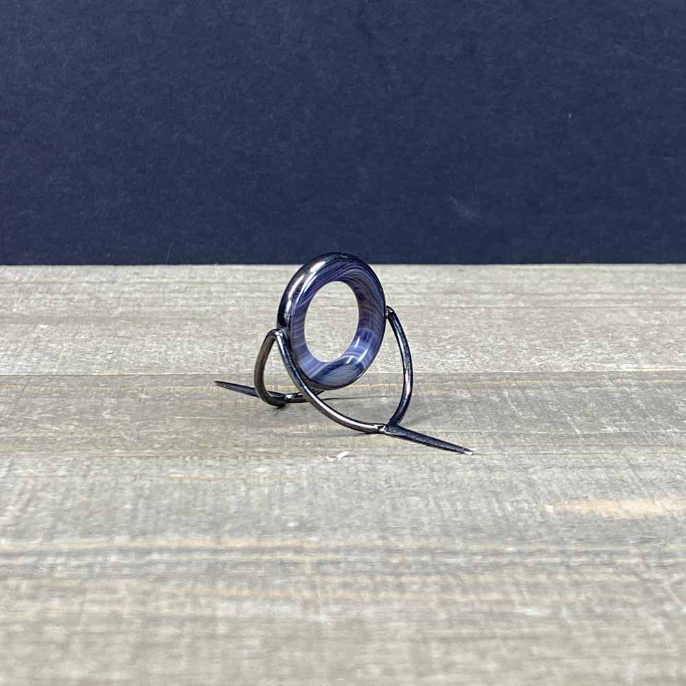 Agate Stripping Guides 20mm Black Nickel - Fish On! Custom Rods