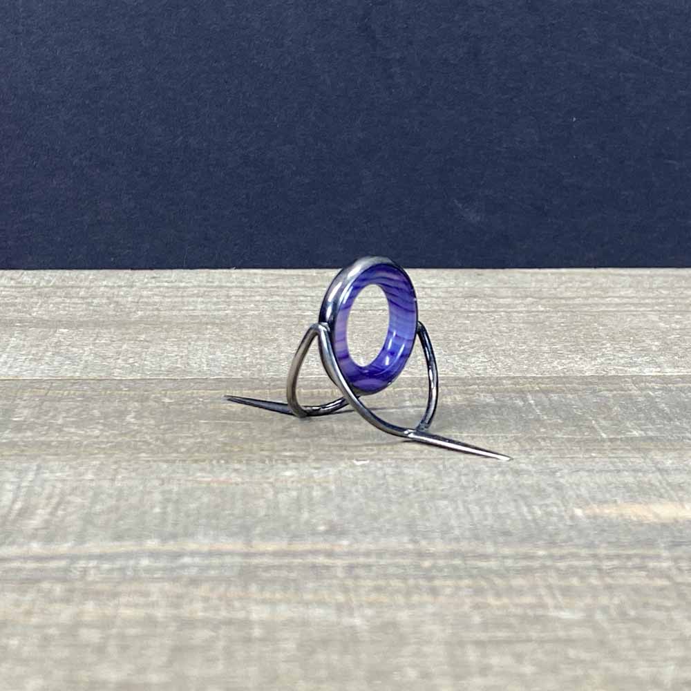 Agate Stripping Guides 20mm Black Nickel - Fish On! Custom Rods