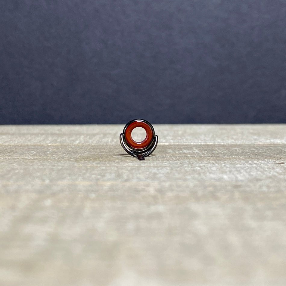 Agate Stripping Guides 8mm Black Nickel - Fish On! Custom Rods