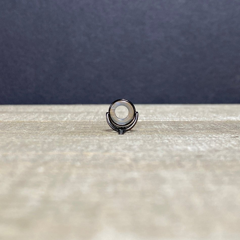 Agate Stripping Guides 8mm Black Nickel - Fish On! Custom Rods