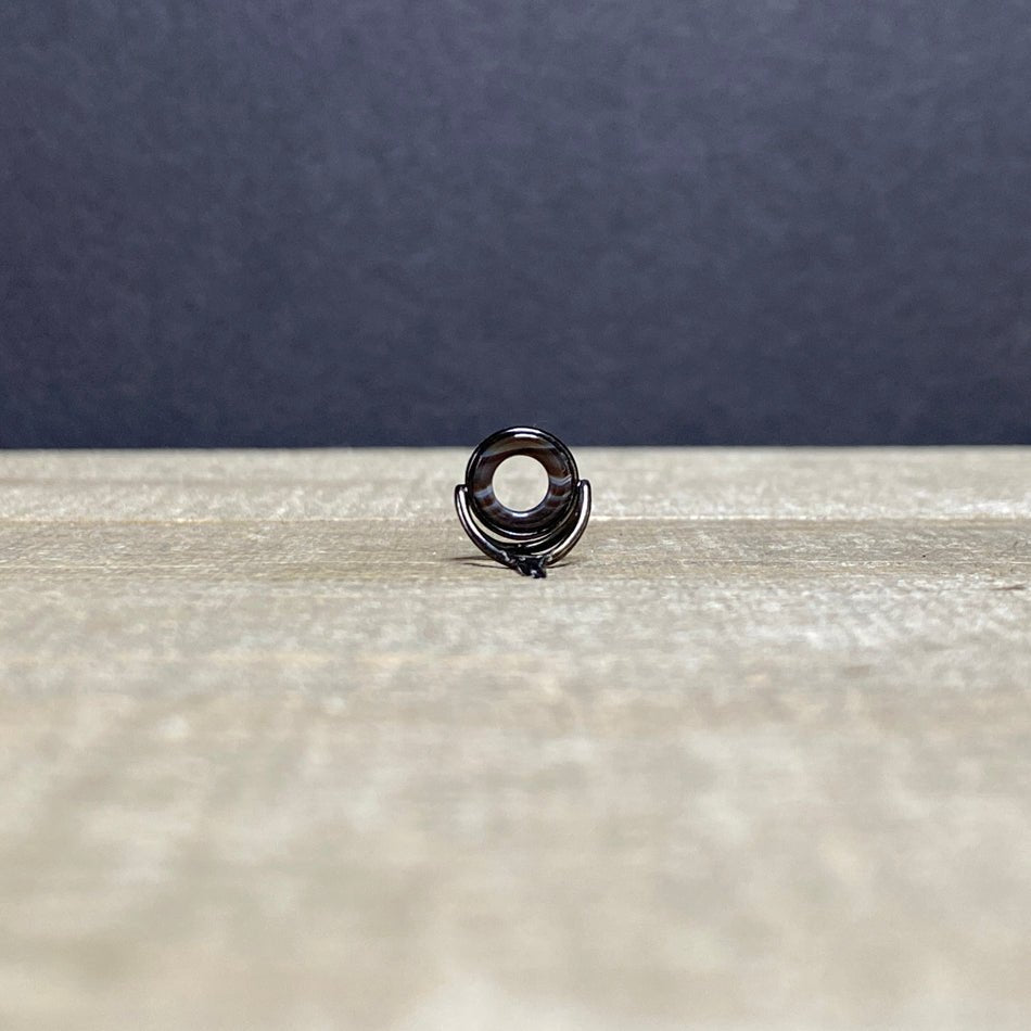 Agate Stripping Guides 8mm Black Nickel - Fish On! Custom Rods