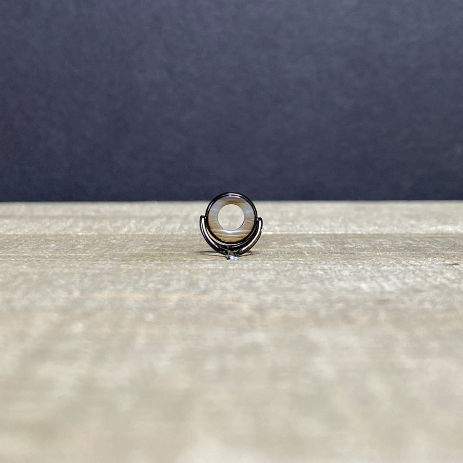 Agate Stripping Guides 8mm Black Nickel - Fish On! Custom Rods