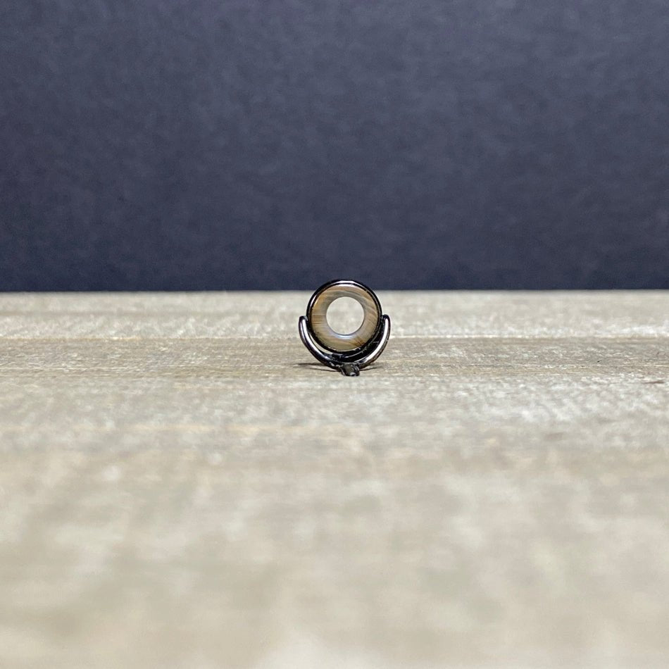 Agate Stripping Guides 8mm Black Nickel - Fish On! Custom Rods