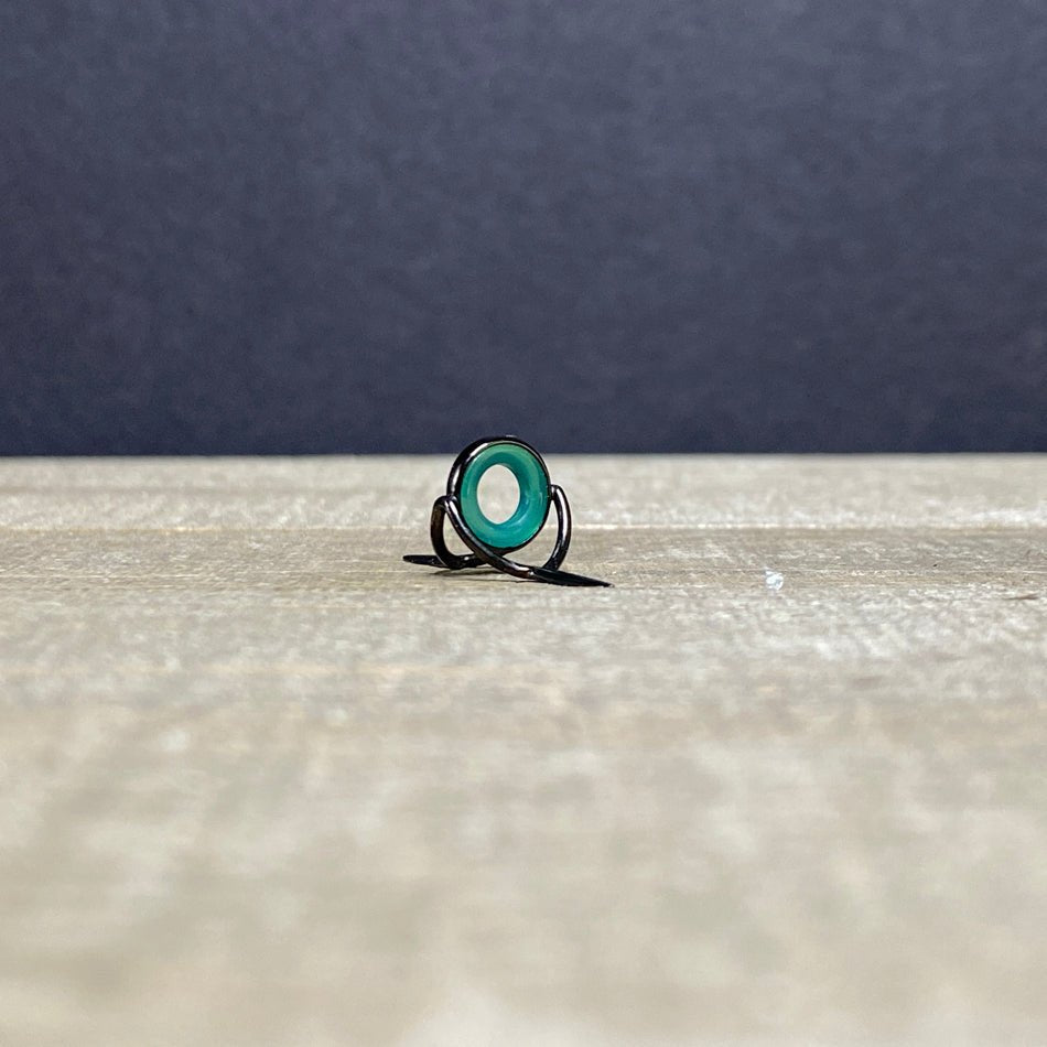 Agate Stripping Guides 8mm Black Nickel - Fish On! Custom Rods