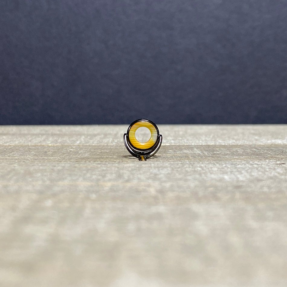 Agate Stripping Guides 8mm Black Nickel - Fish On! Custom Rods