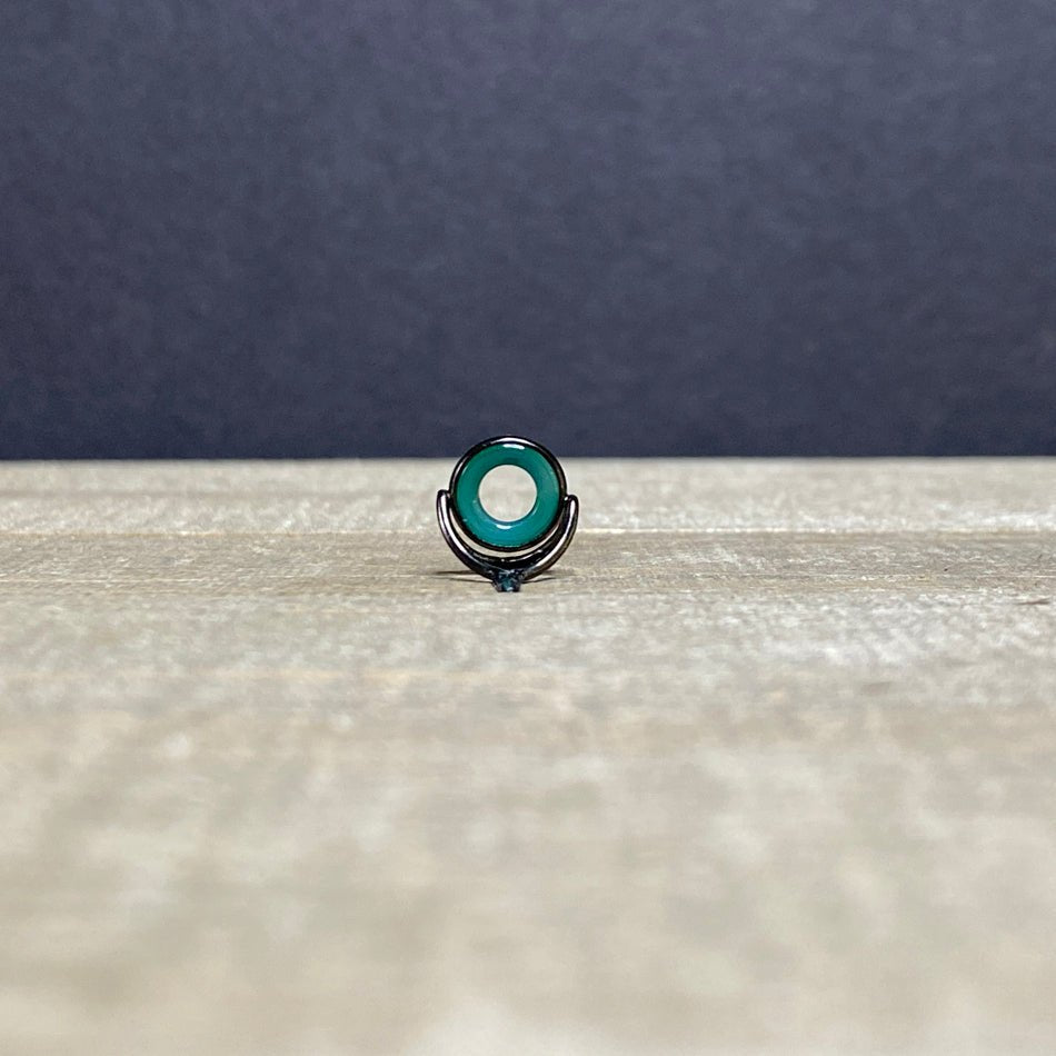 Agate Stripping Guides 8mm Black Nickel - Fish On! Custom Rods