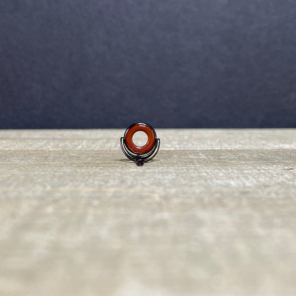 Agate Stripping Guides 8mm Black Nickel - Fish On! Custom Rods