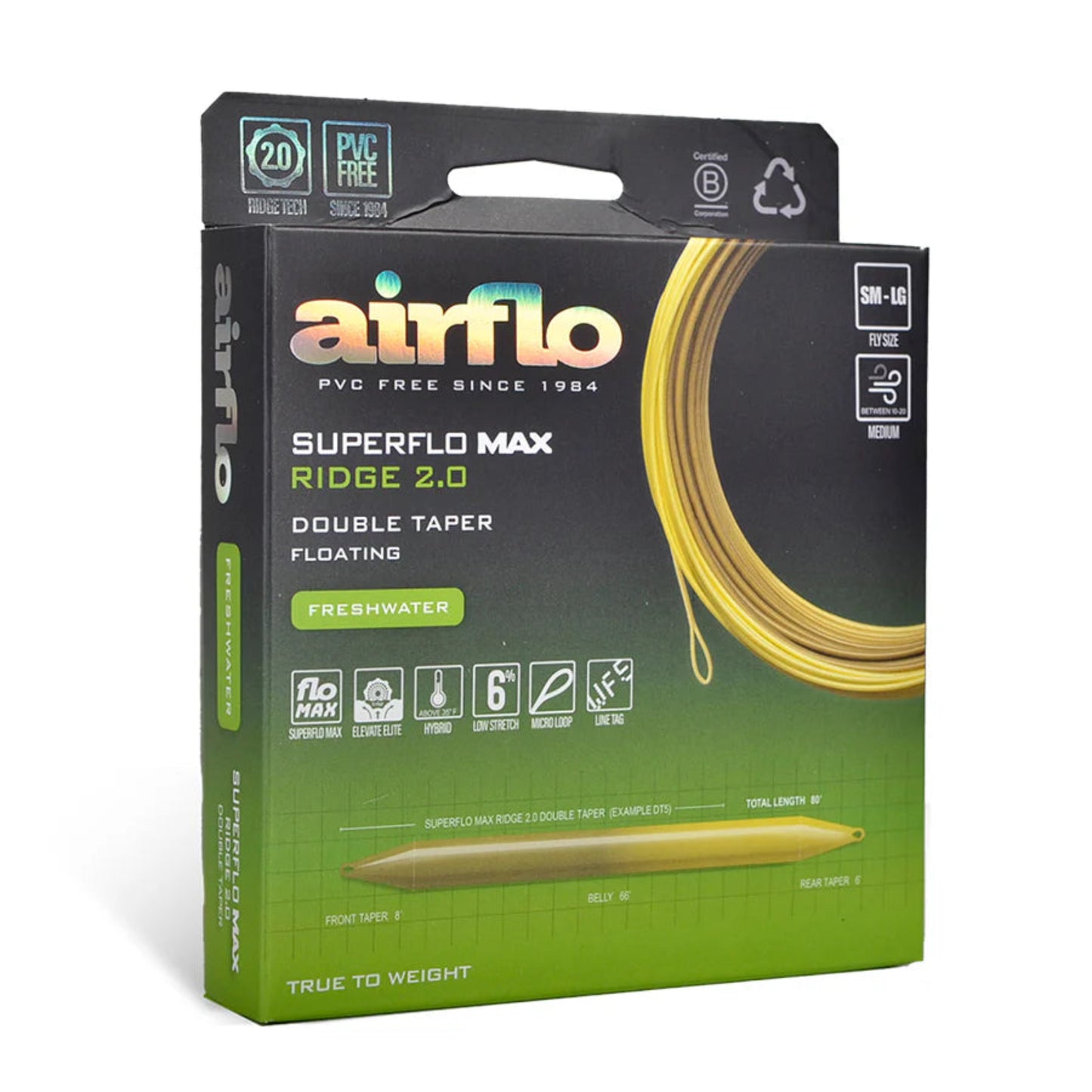 airflo fly fishing rod Superflo Max Ridge 2.0 Double Taper 6 / Float