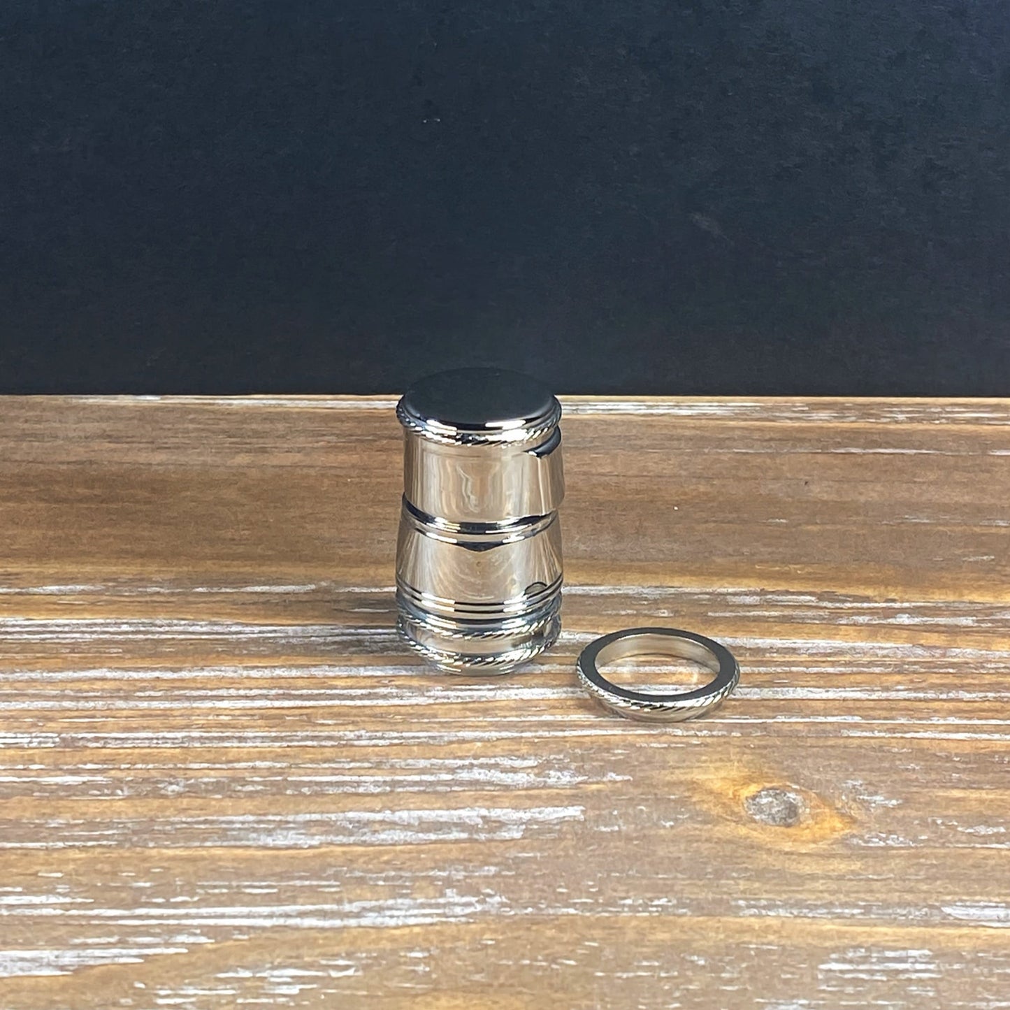 Alloy Down - Locking Reel Seats .640 - Bright Nickel - Fish On! Custom Rods