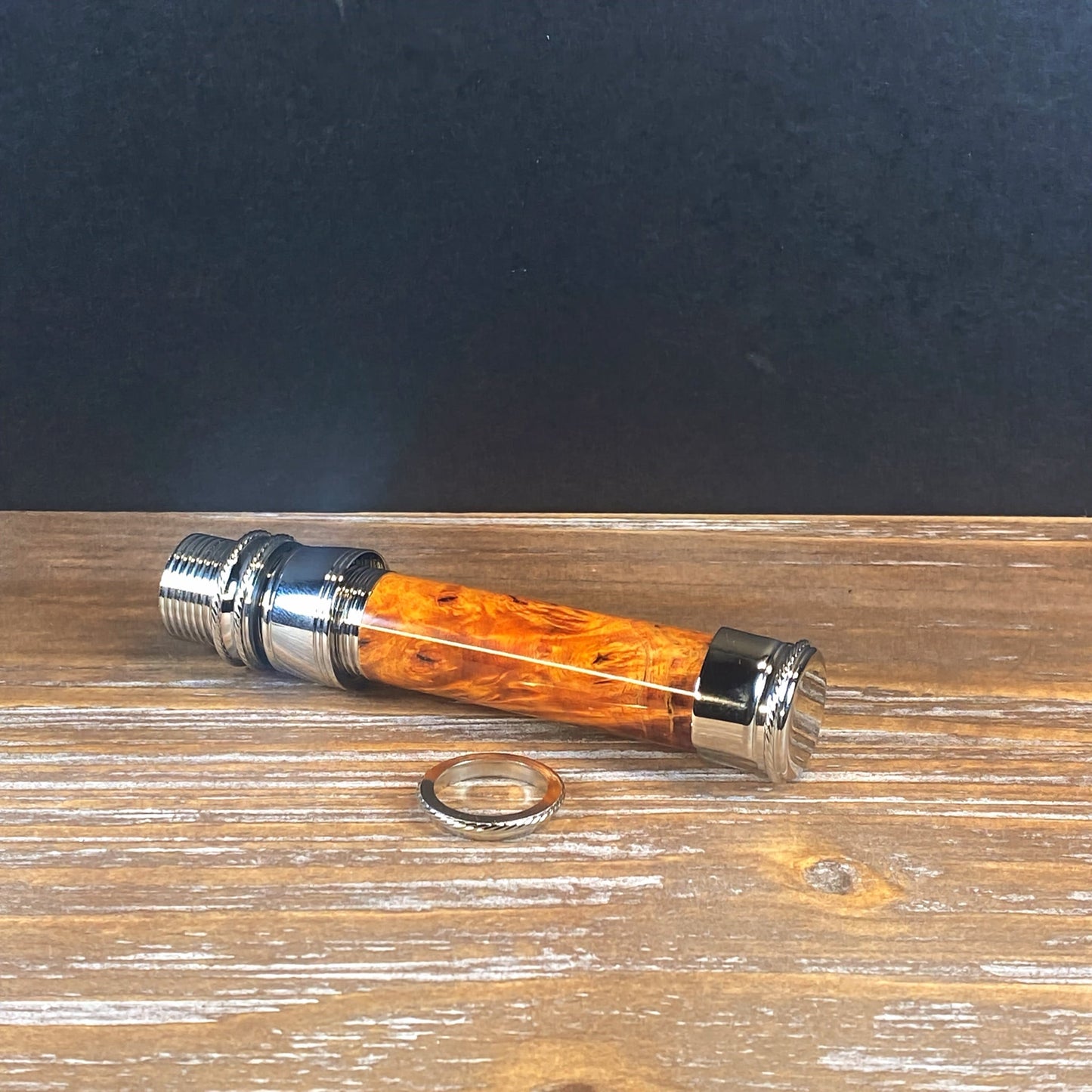 Alloy Down - Locking Reel Seats .640 - Bright Nickel - Fish On! Custom Rods