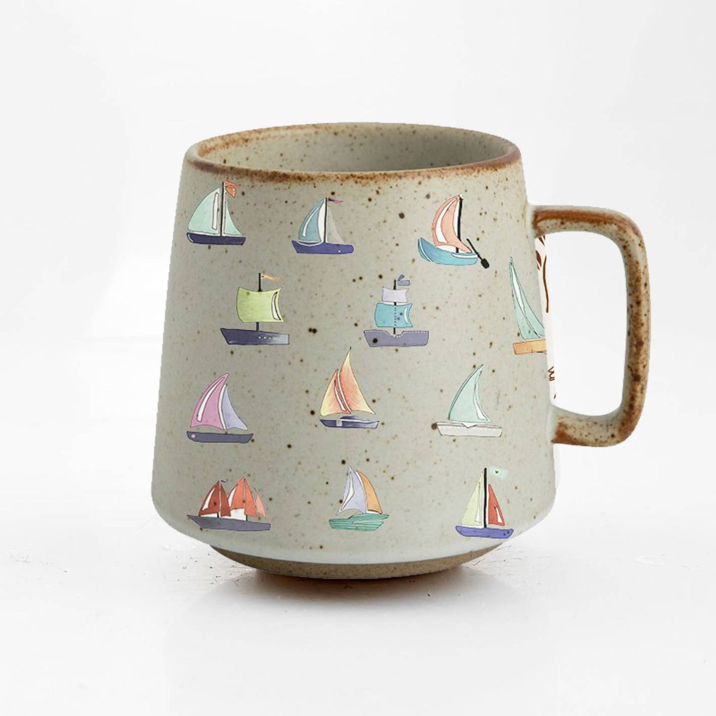 Artisan Nautical Impressions Stoneware Mug - Perfect for Sailing Enthusiasts - Fish On! Custom Rods