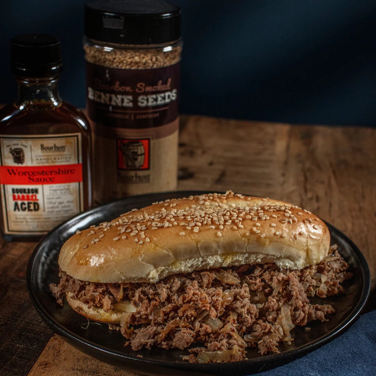 Bourbon Barrel Aged Worcestershire Sauce | Vegetarian & All - Natural | 8oz - Fish On! Custom Rods