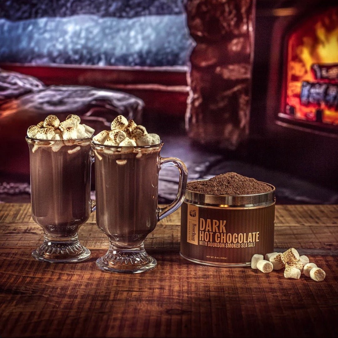Bourbon Smoked Sea Salt Dark Hot Chocolate - Fish On! Custom Rods