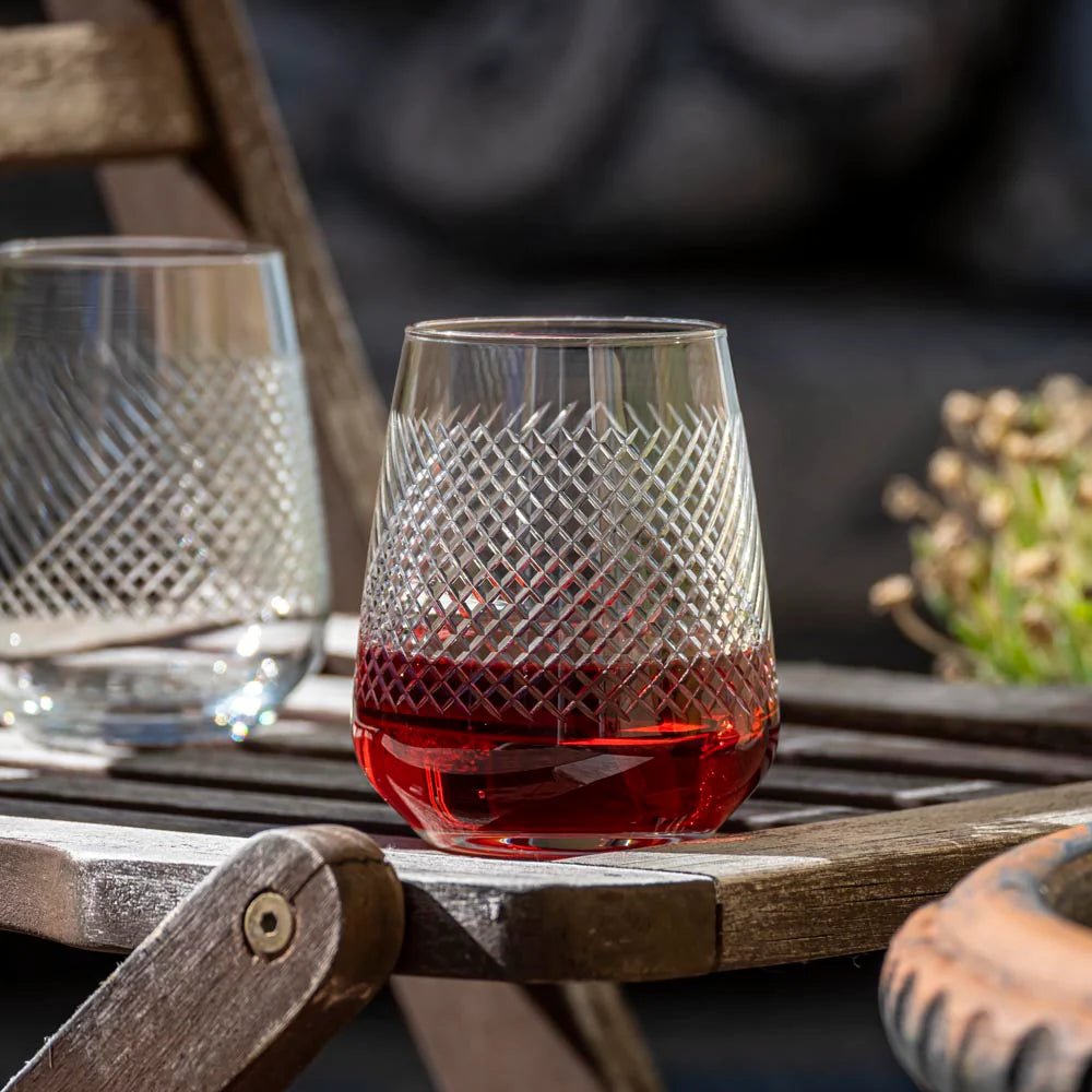 Bourbon Street Stemless Wine Tumbler - Fish On! Custom Rods